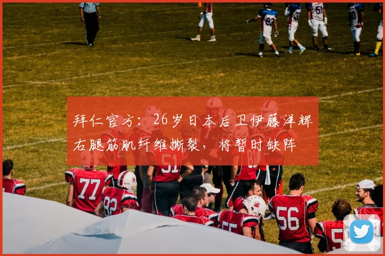 拜仁官方：26岁日本后卫伊藤洋辉右腿筋肌纤维撕裂，将暂时缺阵